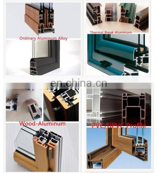 Modern design exterior PVC doors/grills pvc windows and doors