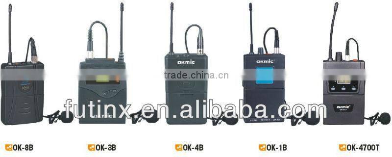 wireless microphone transmitter receiver/karaoke microphone wireless headset/outdoor wireless microphone