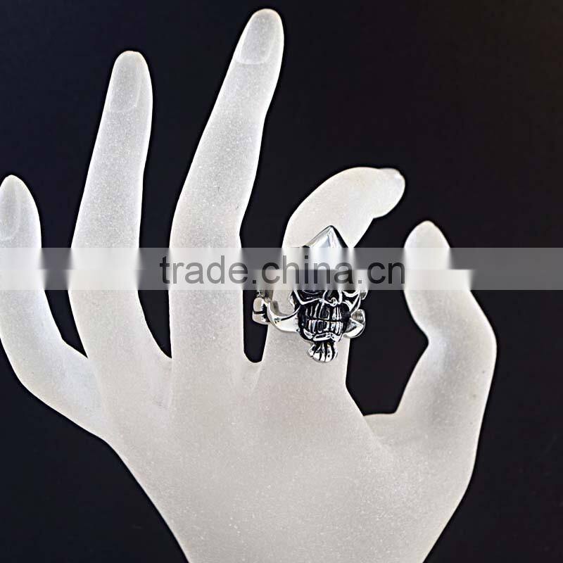 stainless steel jewelry ally express cheap wholesale man skull ring