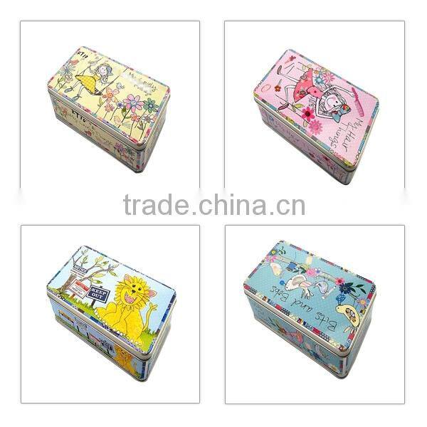 Promotional custom cd tin box with zipper,Dongguan cd metal box with zipper