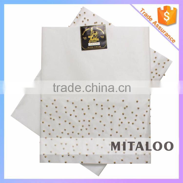 Mitaloo New Fashion Beads Sego Headtie African Gele Headtie For Wedding MBSG0084