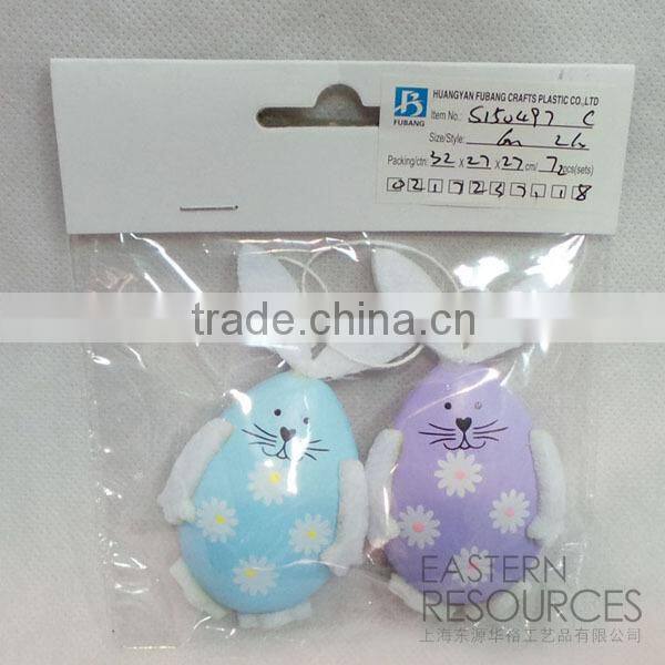 Special Plastic Easter Rabbit Set for Decoration