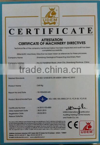 XDL-1500 Full hydraulic Core Drilling Rig