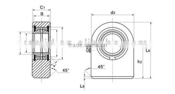 Rod Ends for Hydraulic Components GF...DO