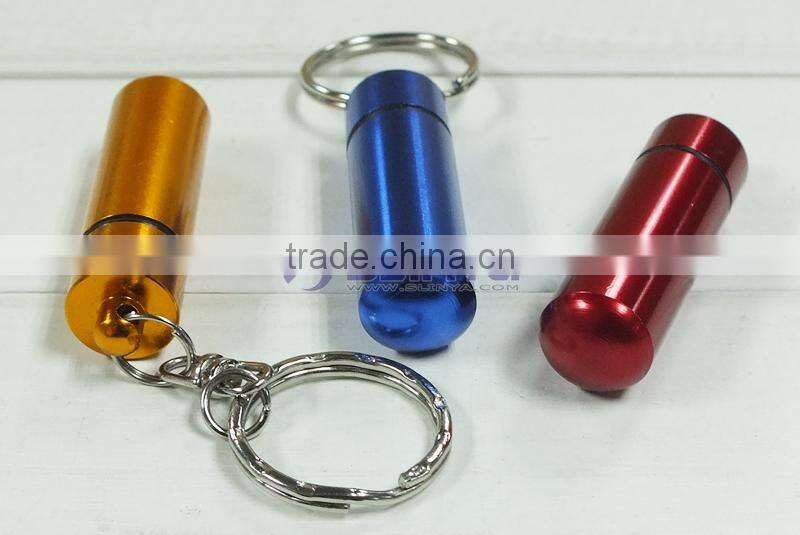 14mm Diameter OEM Factory Waterproof Mini Container Alloy Pill Box
