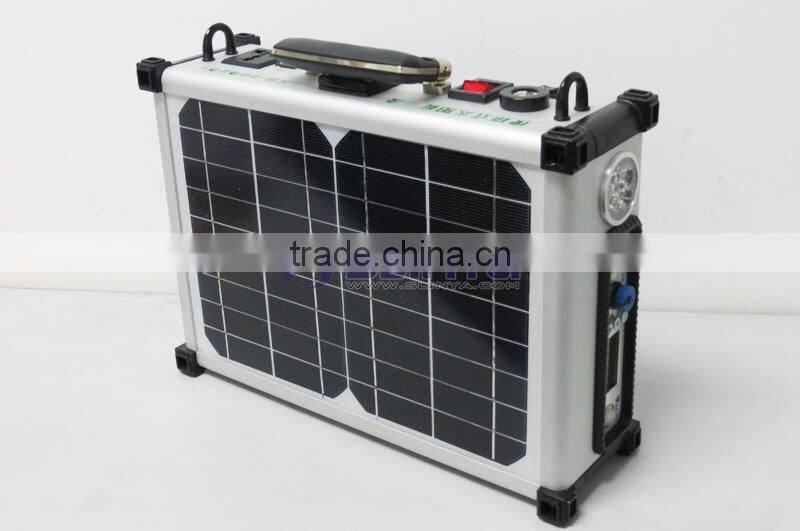 40W Solar Charger High Power Single Silicon Solar Panel Box Power Bank Set