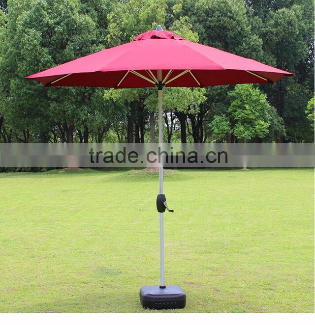 Wholesale 2.7m garden rain-proof straight pole aluminum umbrella