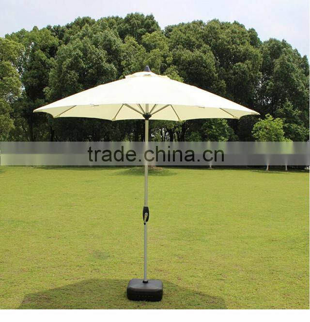 Wholesale 2.7m garden rain-proof straight pole aluminum umbrella