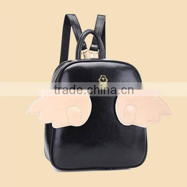 Cute small backpack the best ladies match item with changable wings