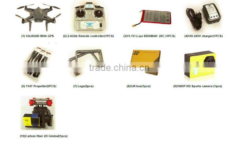 2.4G Professional Drone with GPS&Compass module