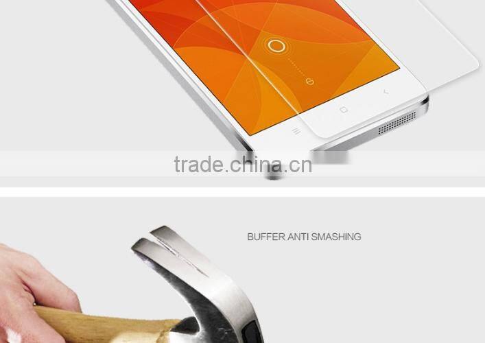 2016 hot products made in China Toughened glass membrane For Xiaomi Mi3 Anti-Explosion tempered Glass Screen Protector
