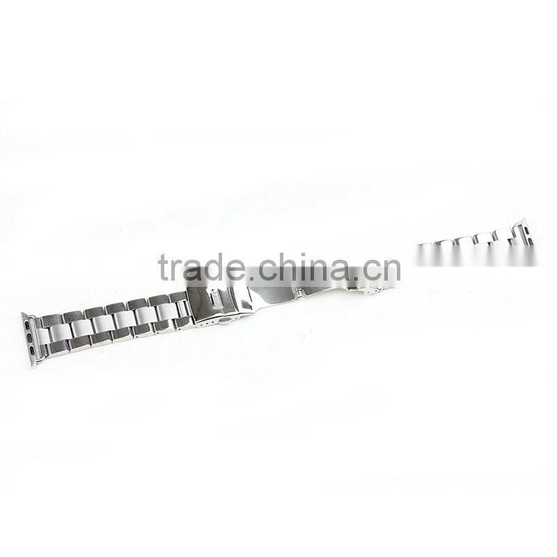 Classic Buckle Stainless Steel Watchband Replacement for Apple Watch 42mm