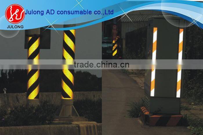 Good quality 1.24*45.7m twill reflective stickers film or trucks 3100 type Guangzhou