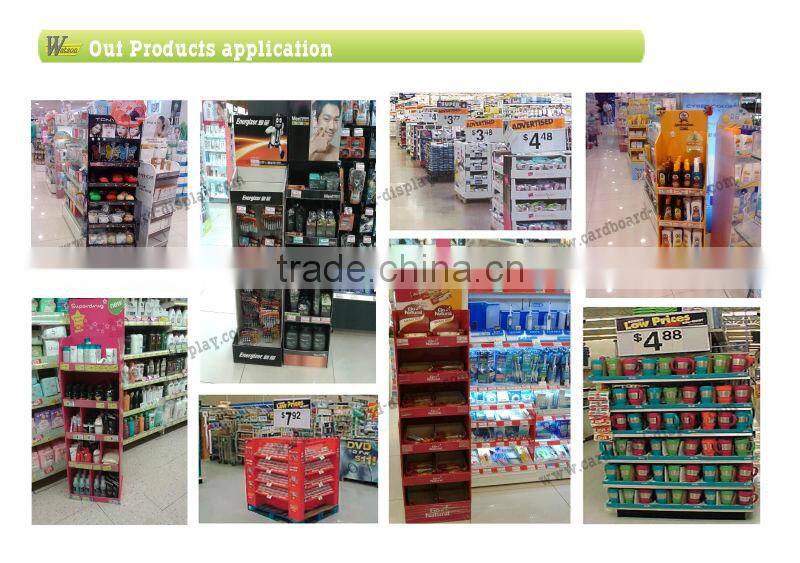 Bulb cardboard display stand, efficient light bulb tiers cardboard display shelf