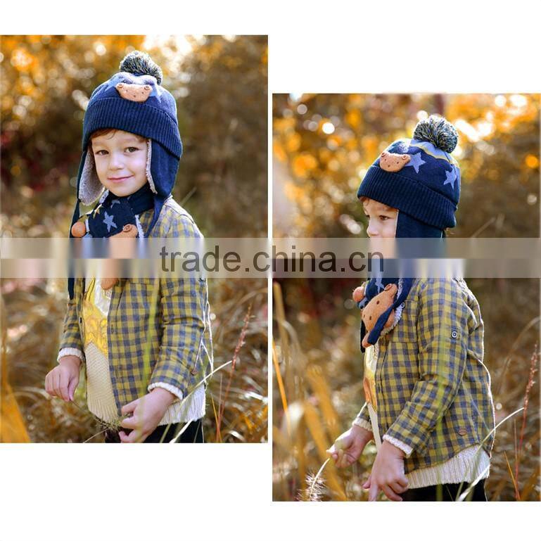 Custom wool baby winter hats and mittens