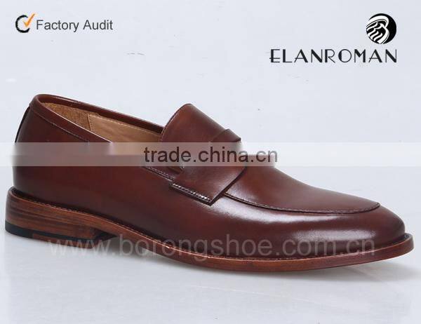 Men genuine leather dress shoes italian formal shoes China wholesale