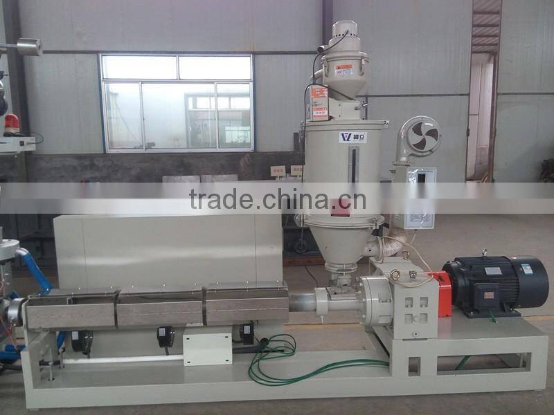 PE labyrinth type tape drip irrigation tape/pipe making machine