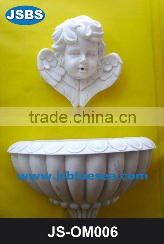 Lion head basin for wall