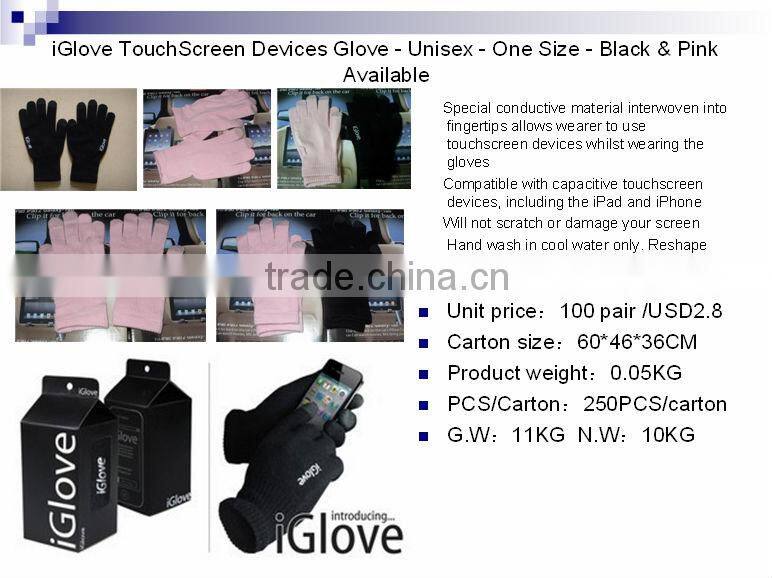 New Stylish iGloves glove for all kind of Capacitive Touch Screen Devices