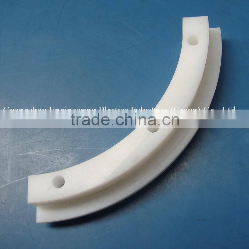 China supllier cnc machined engineering plastic polyethylene pe linear guide rail