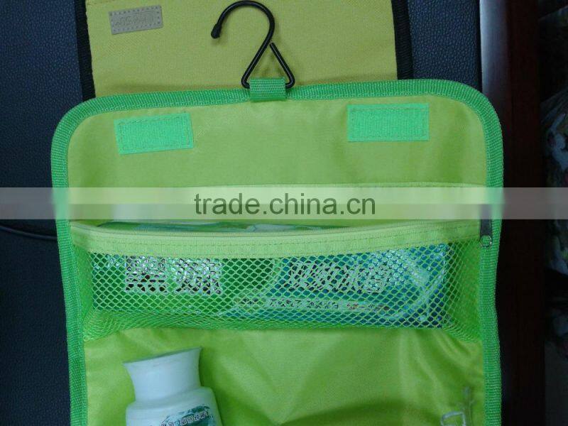 2015 promotional cheapest price cosmetic bag, outdoor toilet bag, travel foldable cosmetic bag