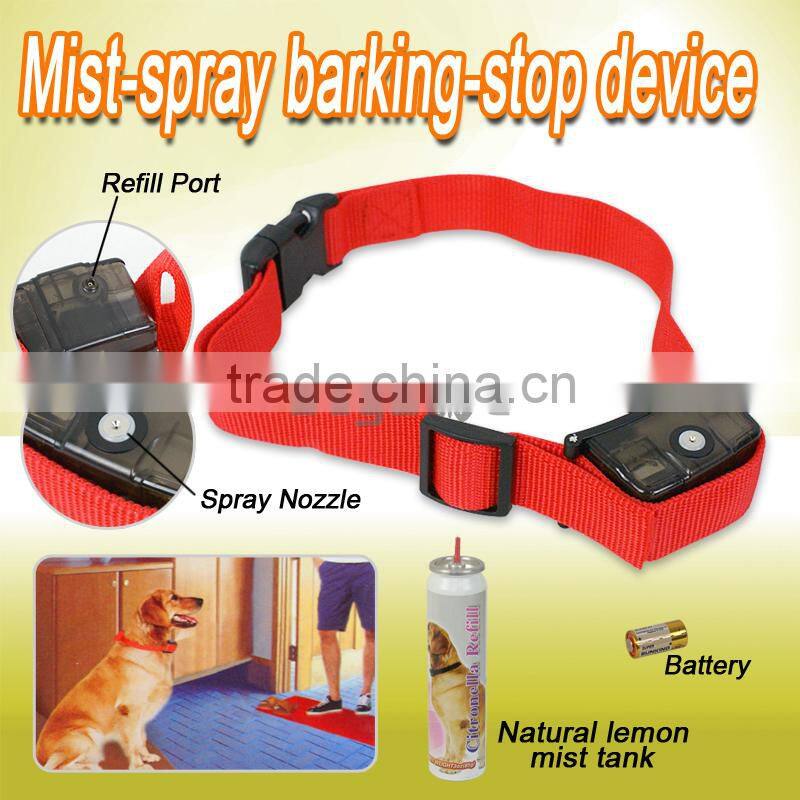 Hot Sale Automatic Humane Citronella Anti Bark Spray Collar Stop Dog No Barking