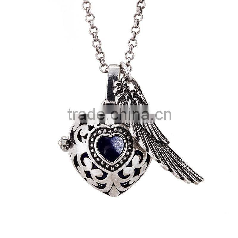 OEM Gold Filigree Cage Pregnancy Necklace