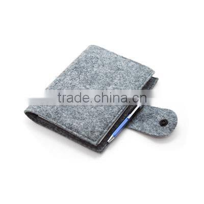 Recycle Felt Spiral Notebook