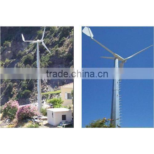HORIZONTAL AXIS SERIES! 5kw wind generator price 360V grid connection system, commercial wind generator 5kw windmill HAWT