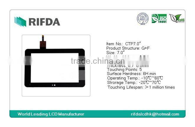 CTP lcd display 7 inch
