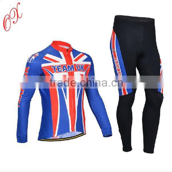 New Winter Fleece compression USA/US/ Canada/UK/France/cycling wear/cycling jersey
