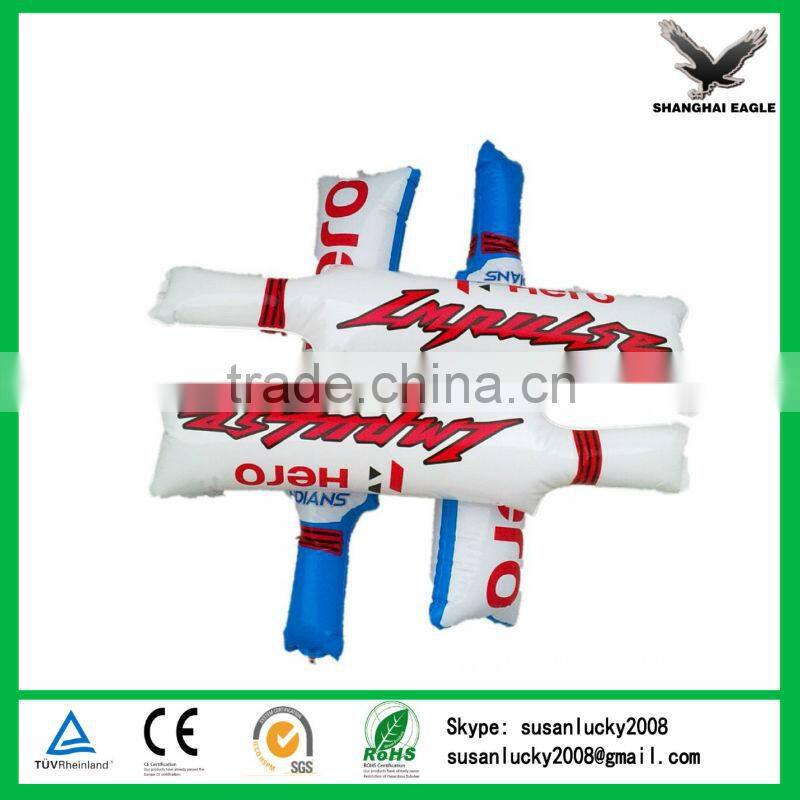 Promotional Logo Printed Custom PVC Cheer Stick (directly from factory)