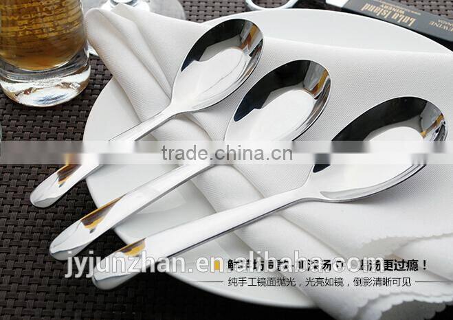 Chinese children stainless steel flat small spoon