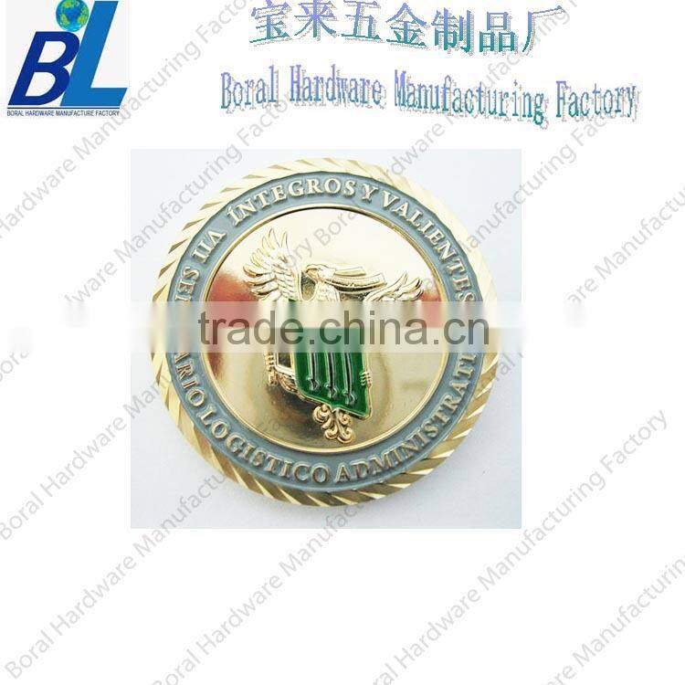 Colored alloy design souvenir coin for sale