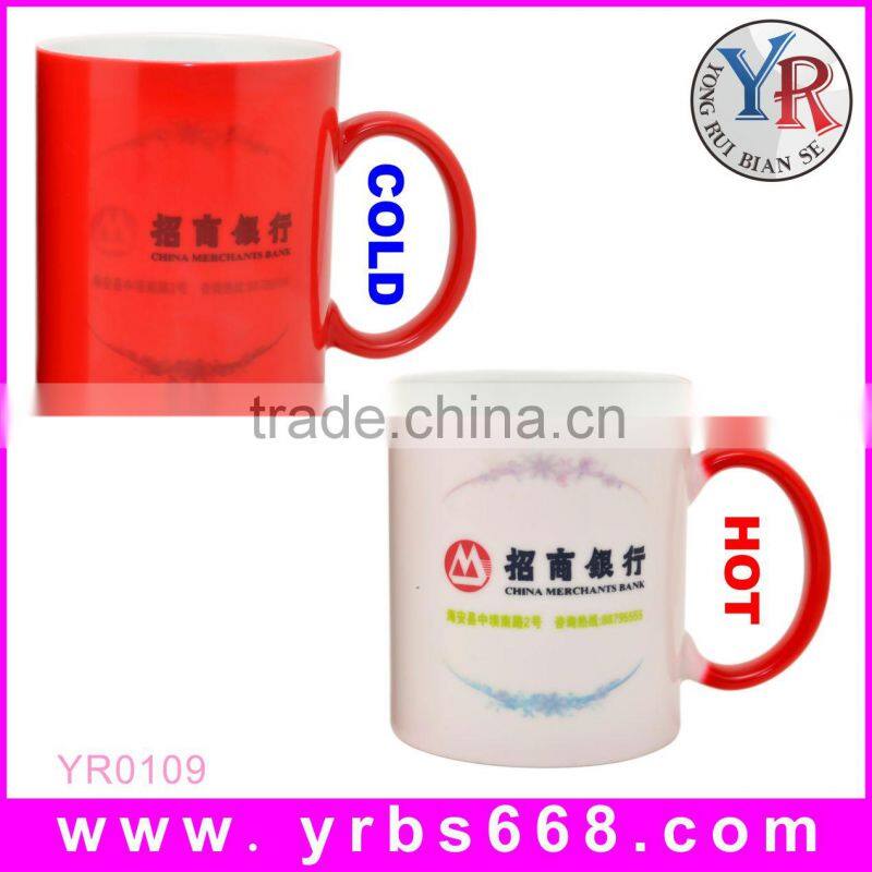Factory christmas novelty gifts, color changing mug, write-on series also available