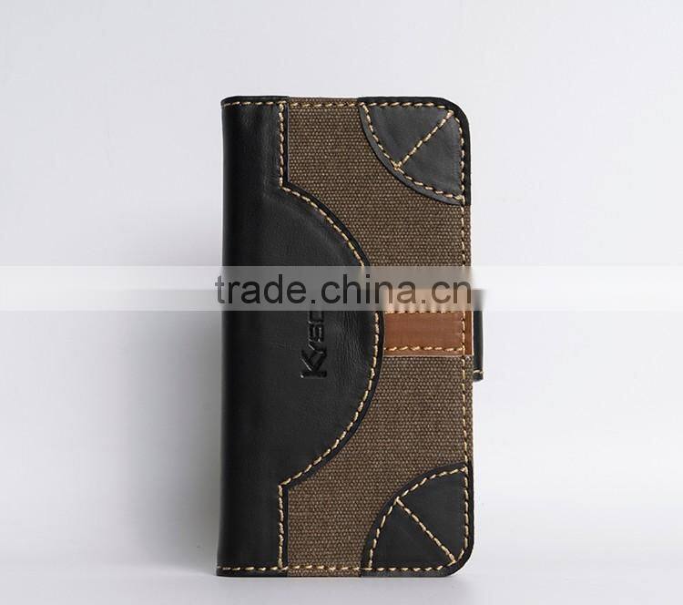 Flip pc+leather case money clip wallet cases for iphone6 6s