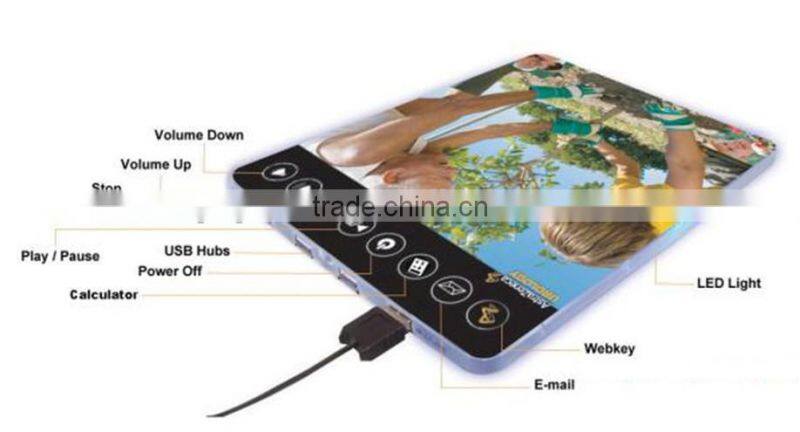 Customized Logo Printing Promotional Gift Mouse pad multifunctional mouse pad plastic mouse pad