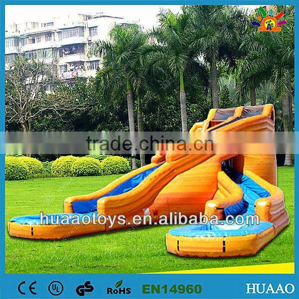 Hot commercial big inflatable water slides for sale