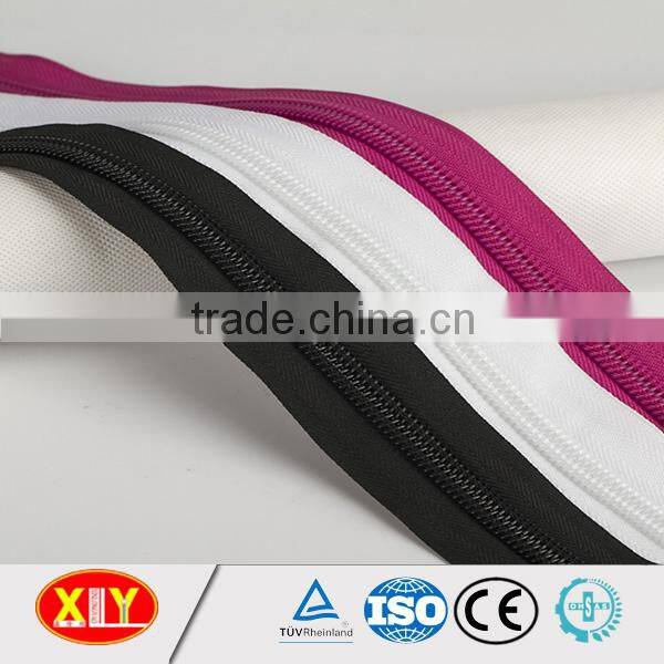 high quality heavy duty YKK/pantone color long chain nylon zipper