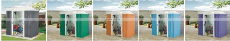 YF2-0406 MAIL PACKAGED Pent Roof Metal Shed