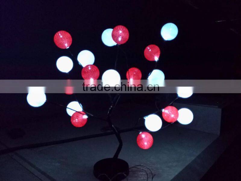 12V 4.5V battery led tree light color changing led magic ball light