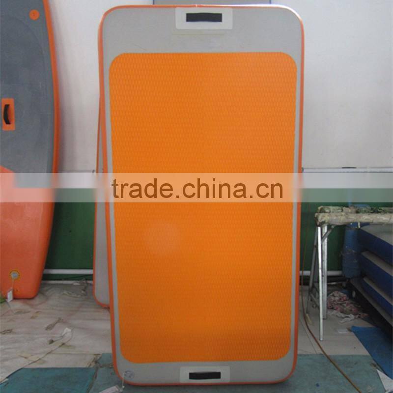 beautiful inflatable water floating Yoga mat