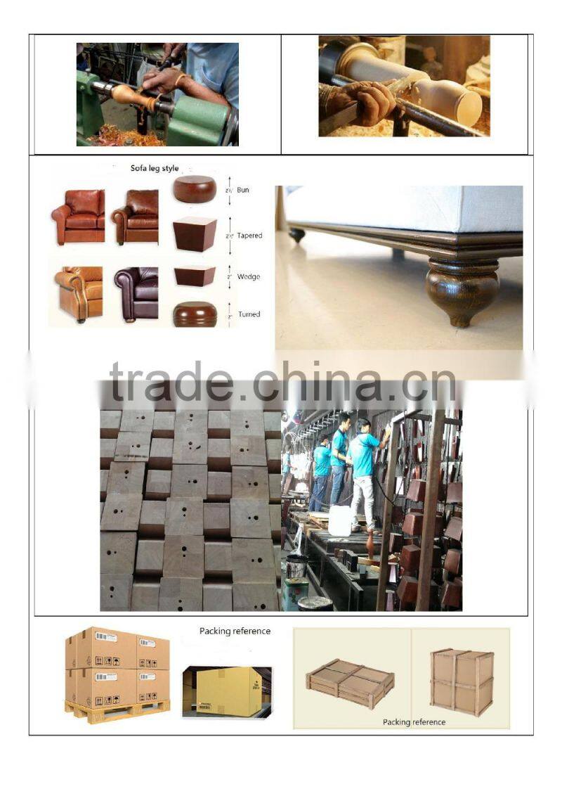modern style WSL-009 wood sofa leg