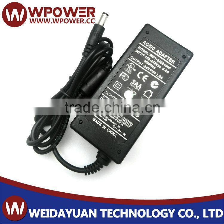 24v1a switching power supply/24 volt power supply with UL FCC CE ROHS SAA C-TICK certifiates