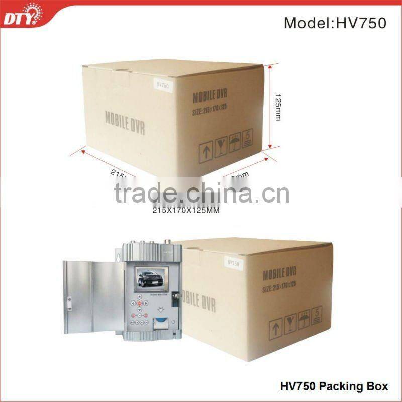 Promotion 1CH 2.5 TFT sd card mobile DVR for bus with usb , HV750