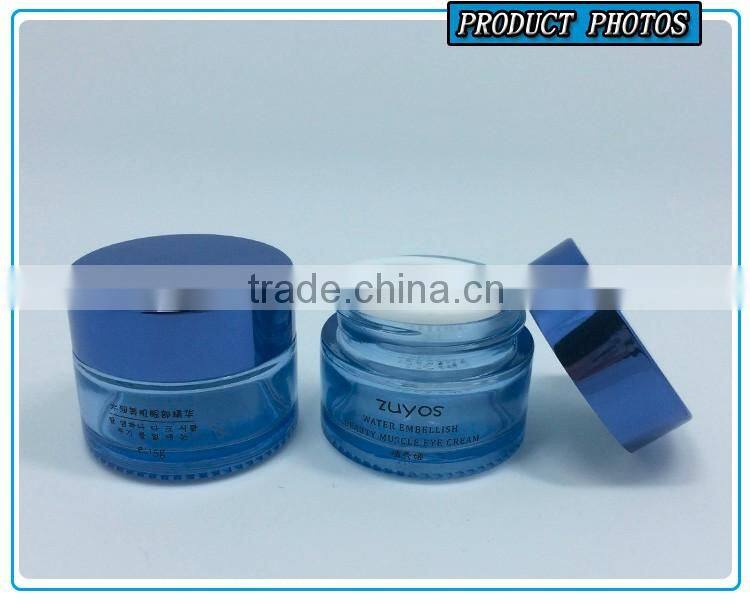 15ml transparent glass cosmetics jar