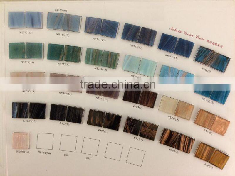 italian discount clear transparent crystal glass mosaic tile