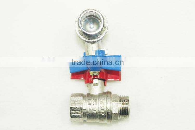 2015 New Design Cheap 1/4'' ~ 4'' Brass Ball Valves with T Handle zinc globe valves
