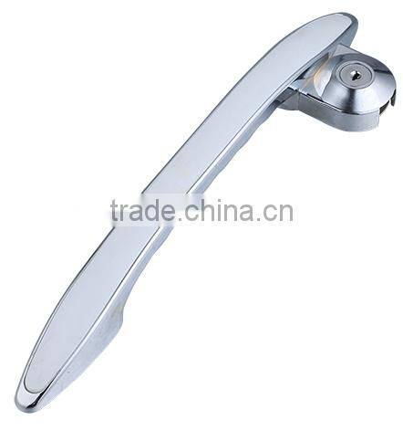 Freezer door handle freezer door handle with lock plastic factory cheap abs deep freezer knob with lock and key abs white cabine