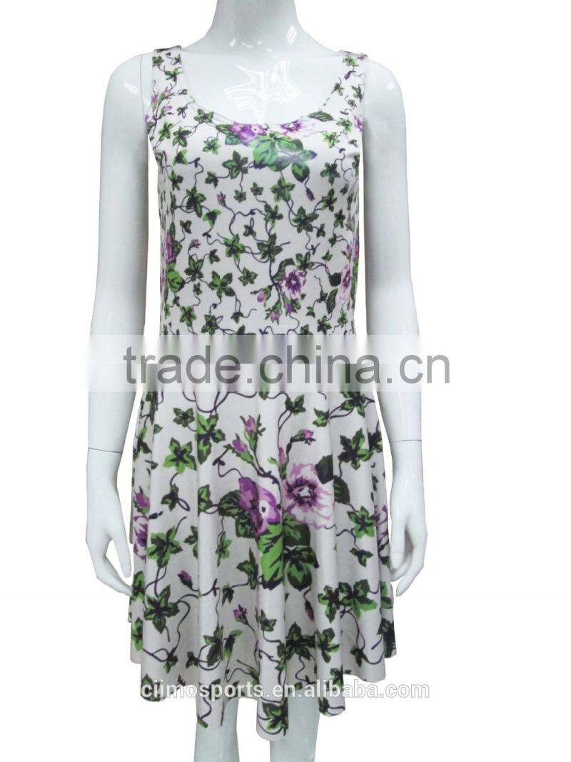 Ladies Grey Knit Elegant Women Casual Dress